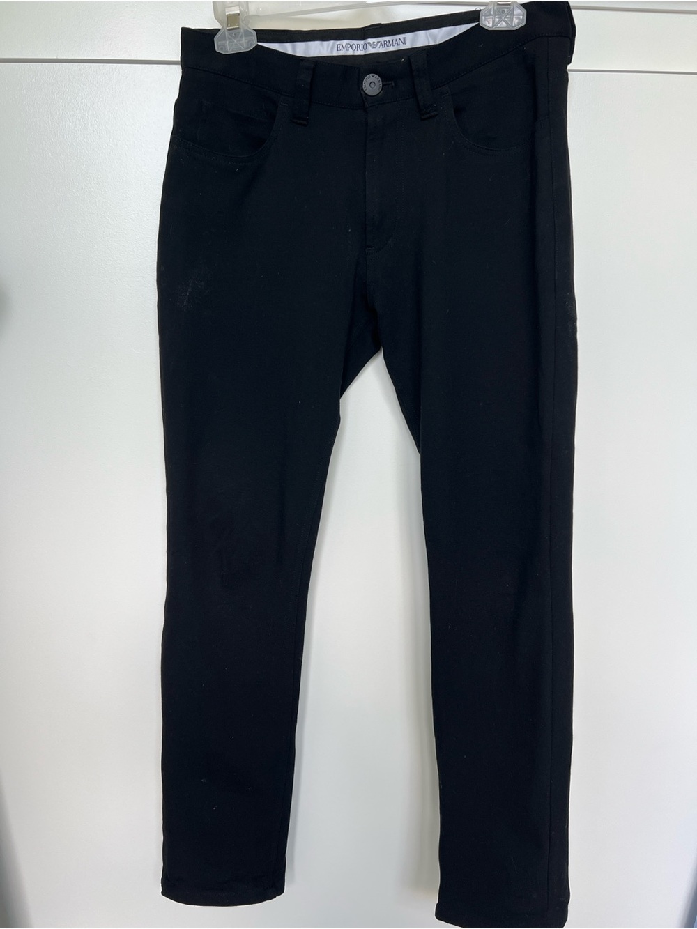 Emporio Armani Black Slim Tapered Men’s Jeans